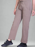 Relaxed Fit Straight Leg Lounge Pants with Pockets  (Sizes: M to XXL)