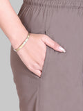 Relaxed Fit Straight Leg Lounge Pants with Pockets  (Sizes: M to XXL)