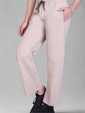 Relaxed Fit Straight Leg Lounge Pants with Pockets  (Sizes: M to XXL)