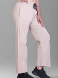 Relaxed Fit Straight Leg Lounge Pants with Pockets  (Sizes: M to XXL)