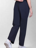 Relaxed Fit Straight Leg Lounge Pants with Pockets  (Sizes: M to XXL)