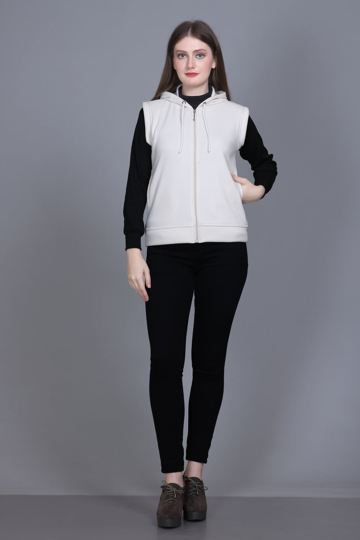 Winter Wear Sleeveless Sweatshirt