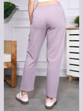 Women's Solid Cotton Pant