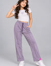 Girls' Relaxed Fit Cotton Track Pants for 11–14 Years