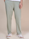 Jinxer Men Side Striped wide leg Fit Trackpants Sage