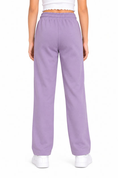 Girls' Relaxed Fit Cotton Track Pants for 11–14 Years