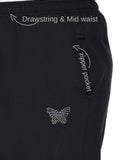 Plus Size Track Pants Zipper Pockets For Women 