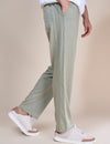 Jinxer Men Side Striped wide leg Fit Trackpants Sage