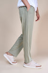 Jinxer Men Side Striped wide leg Fit Trackpants Sage