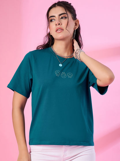 Buy Round Neck T-Shirt For Women Online