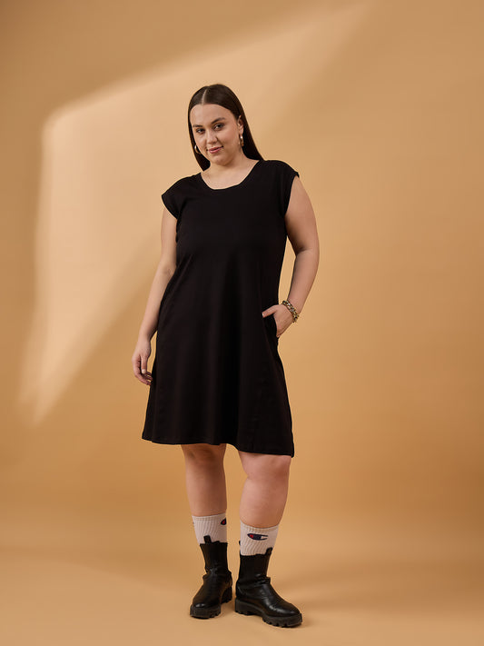 Easy Breezy Summer Lounge Dress Black