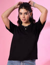 Cupid Woman Basic Cotton Tees -Mid Night