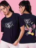 Women Round Neck Oversized T-shirts 
