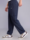 Jinxer Men Straight Fit Cargo Pants - Denim