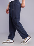 Jinxer Men Straight Fit Cargo Pants - Denim
