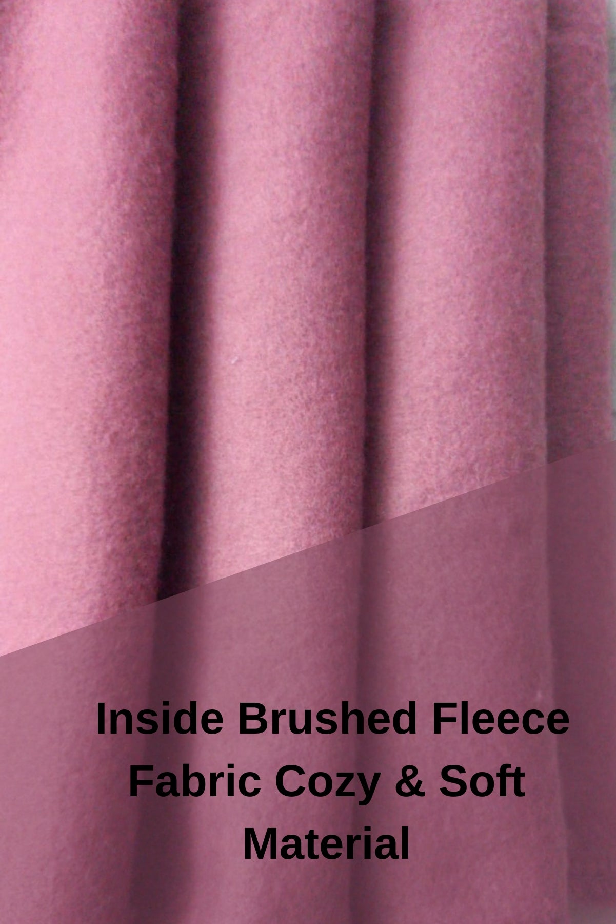 Winter Wear Warm Fleece Lowers For Women  - Mauve