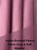 Winter Wear Warm Fleece Lowers For Women  - Mauve