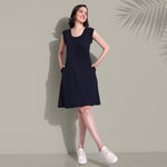 Easy Breezy Summer Lounge Dress-Knee Length