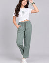 Girls' Relaxed Fit Cotton Track Pants for 11–14 Years