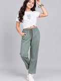 Girls' Relaxed Fit Cotton Track Pants for 11–14 Years