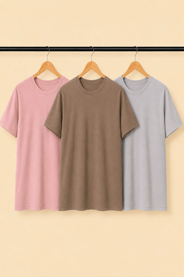 Round Neck Casual T-shirts