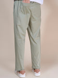 Jinxer Men Side Striped wide leg Fit Trackpants Sage
