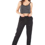 Plus Size Winters Cozy Fleece Cargo Pants For Women - Black