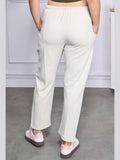  Mid Rise Cotton Relaxed Fit Trousers 