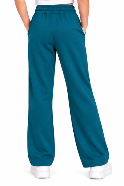 Girls' Relaxed Fit Cotton Track Pants for 11–14 Years