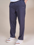 Jinxer Men Side Striped wide leg Fit Trackpants Dark Grey