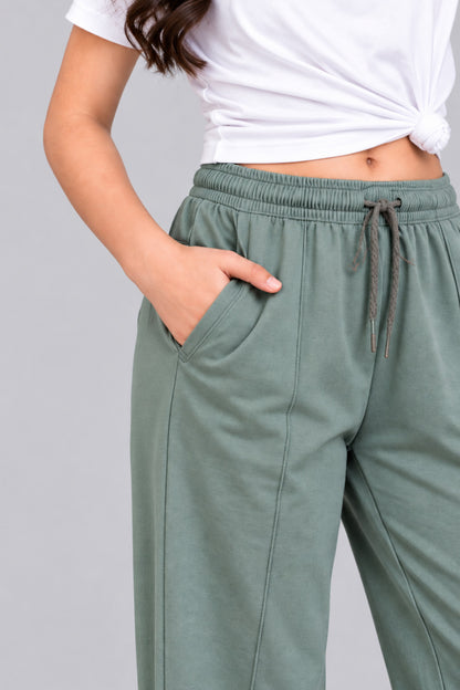 Girls' Relaxed Fit Cotton Track Pants for 11–14 Years