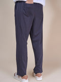 Jinxer Men Side Striped wide leg Fit Trackpants Dark Grey