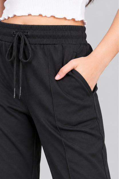 Girls' Relaxed Fit Cotton Track Pants for 11–14 Years