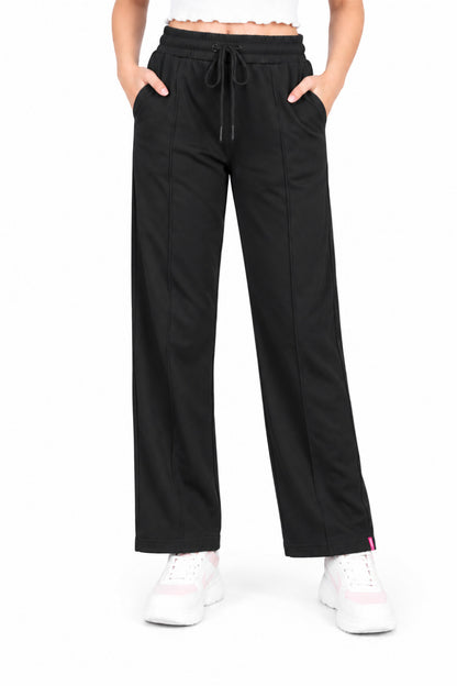 Girls' Relaxed Fit Cotton Track Pants for 11–14 Years