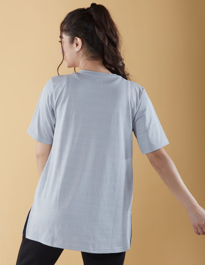 Breezy Oversized Long t-Shirt For Women In Athleisure Wear
