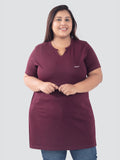 Women's Solid Casual V-Neck Top