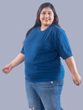 Plus Size Cotton Street Style T-Shirt For Women