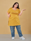 Women's Half Sleeve Longline T-shirt