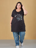  Plus size long top for women