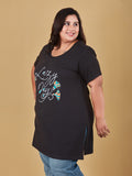Plus size long t-shirts for women 