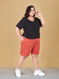 Cotton Bermuda Shorts For Women