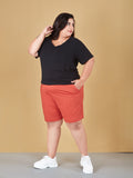 Plus Size Cotton Half Pants for Women