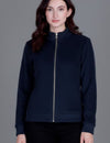 Women’s Winter Fleece Zip-Up Jacket (Stand Collar)
