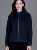 Women’s Winter Fleece Zip-Up Jacket (Stand Collar)