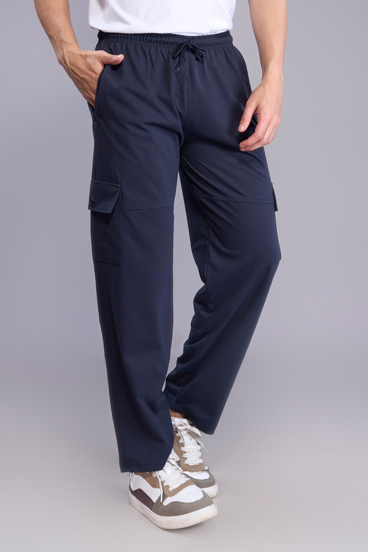 Ankle Length Cargo Pants for Men