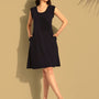 Easy Breezy Summer Lounge Dress Black