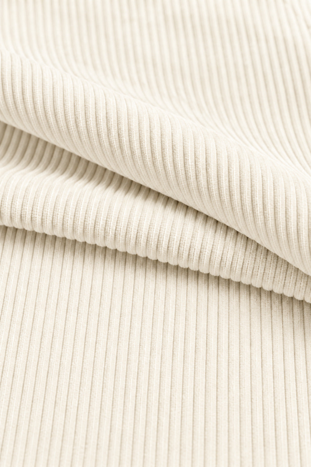 Women’s Ribbed Knit Track Pants / Relaxed Lounge Joggers with Drawstring
