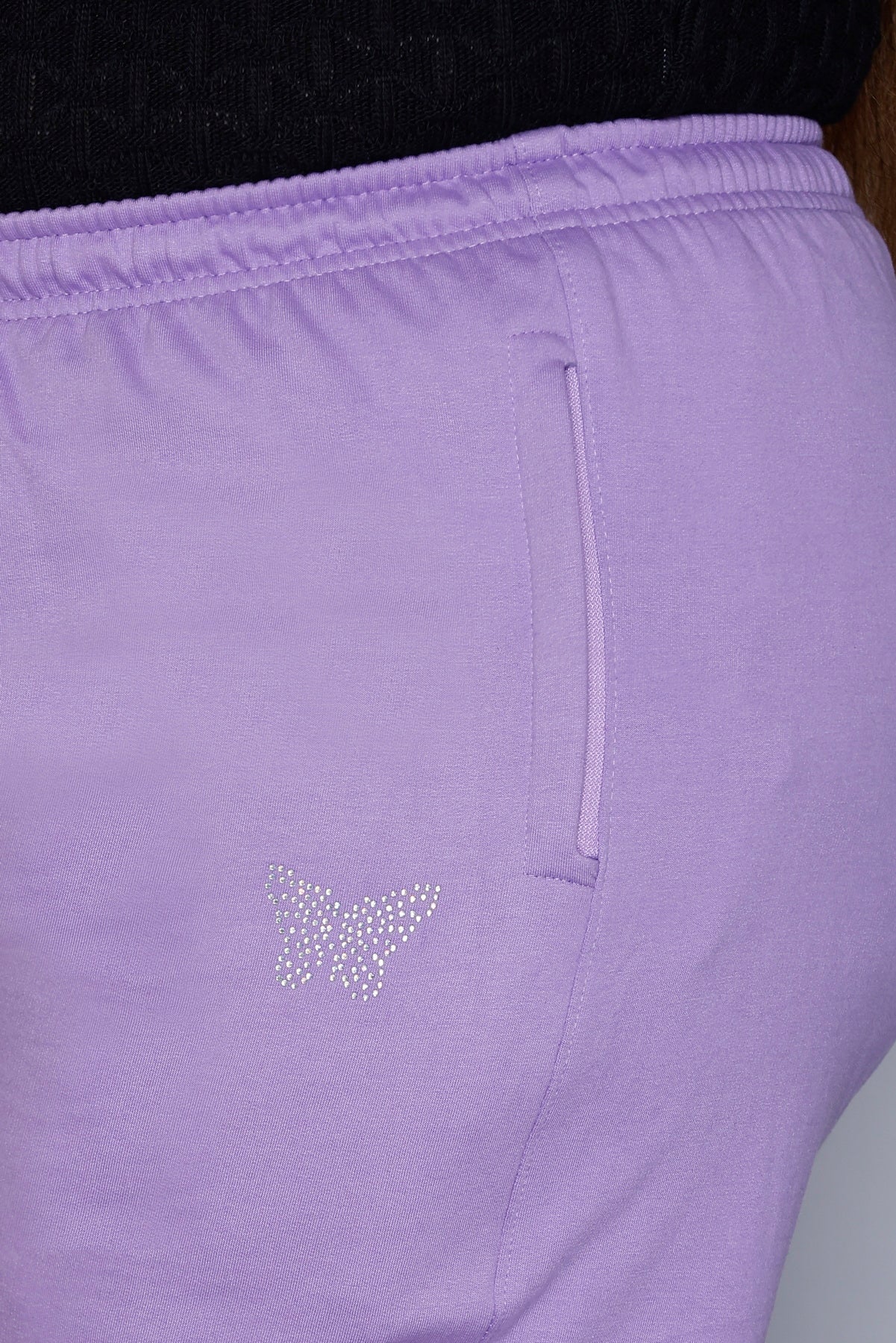 Plus Size Winters Cozy Fleece Track Pants For Women - Lavender