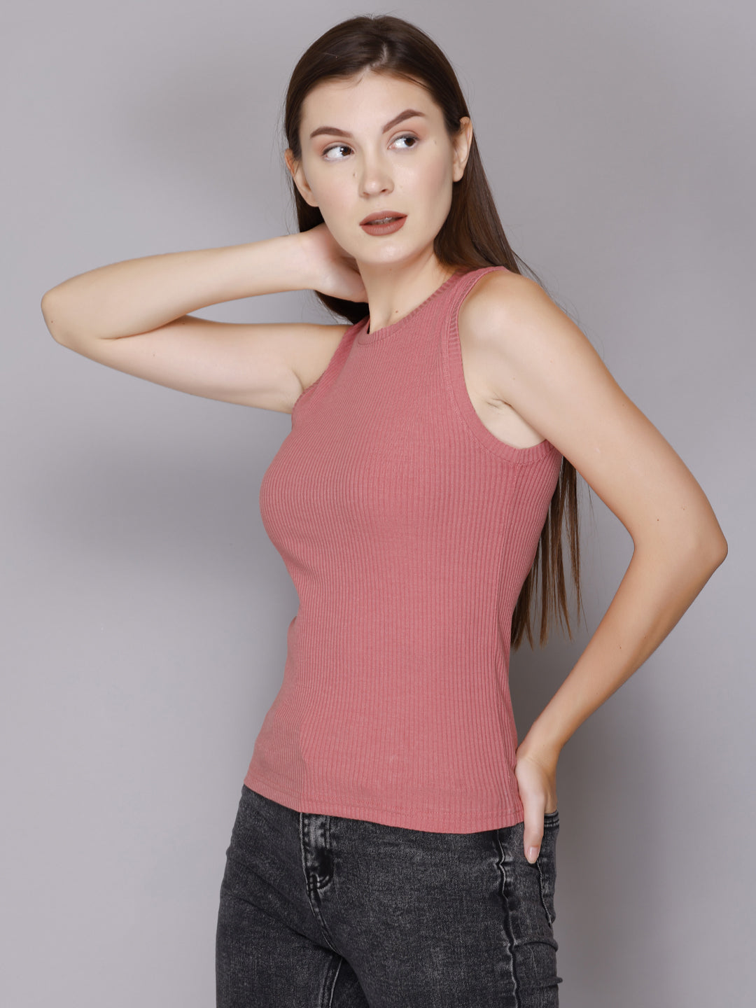 Stylish Modish Rib Tank Top For Women/ Girls Online In India At Best Prices