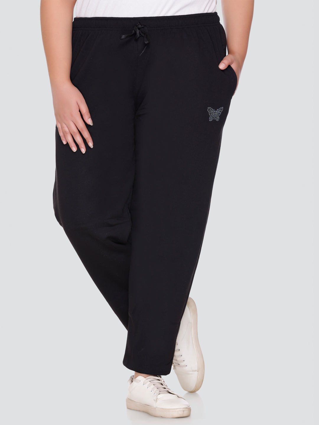 Women's Cotton Black Track Pant, Size: S-XXL at Rs 250/piece in New Delhi